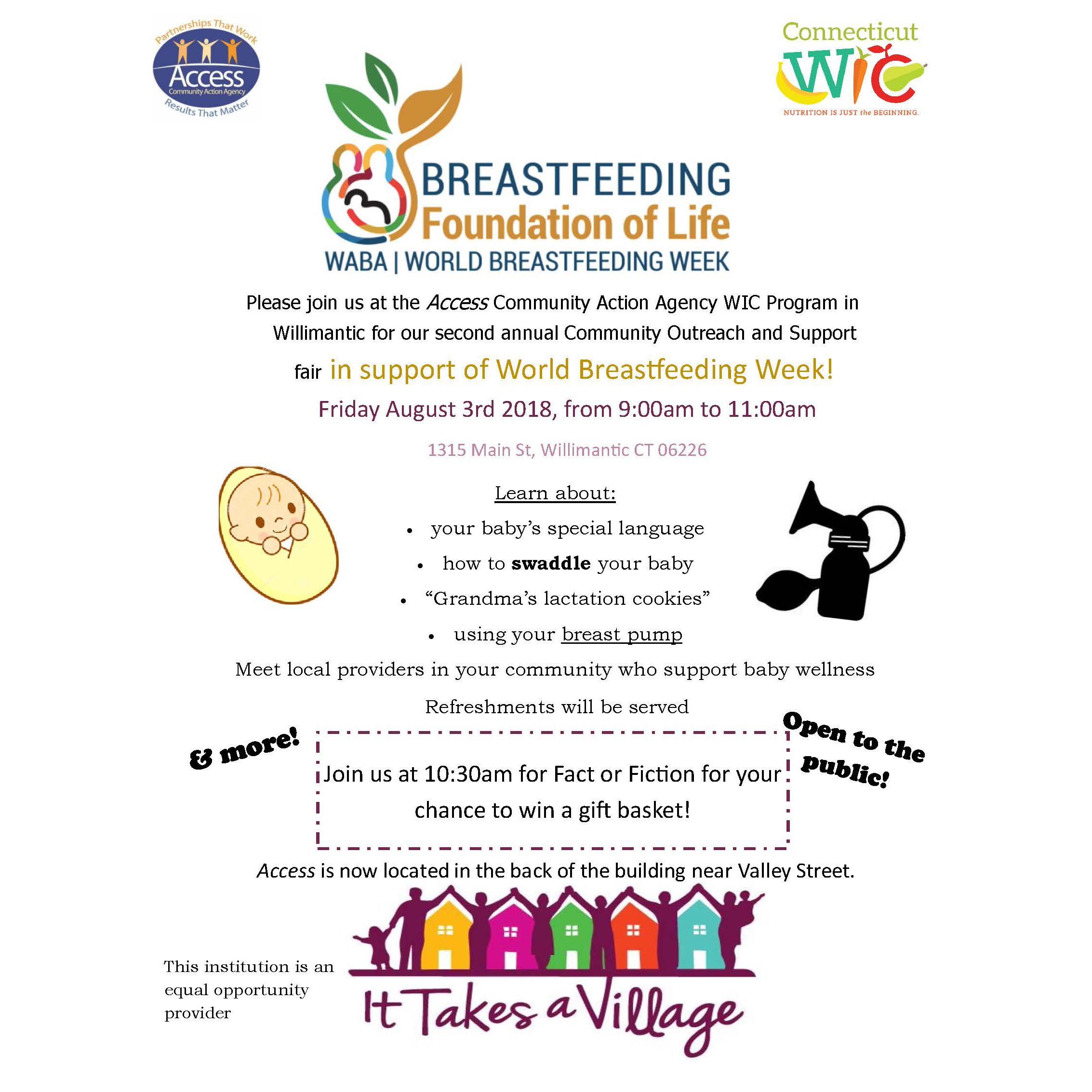 Access WIC Program Invites Community to Celebrate World Breastfeeding