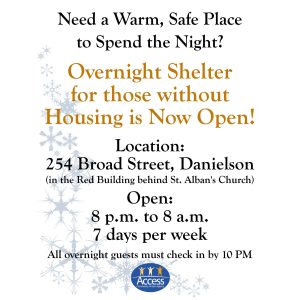 Need a warm, safe place to spend the night?