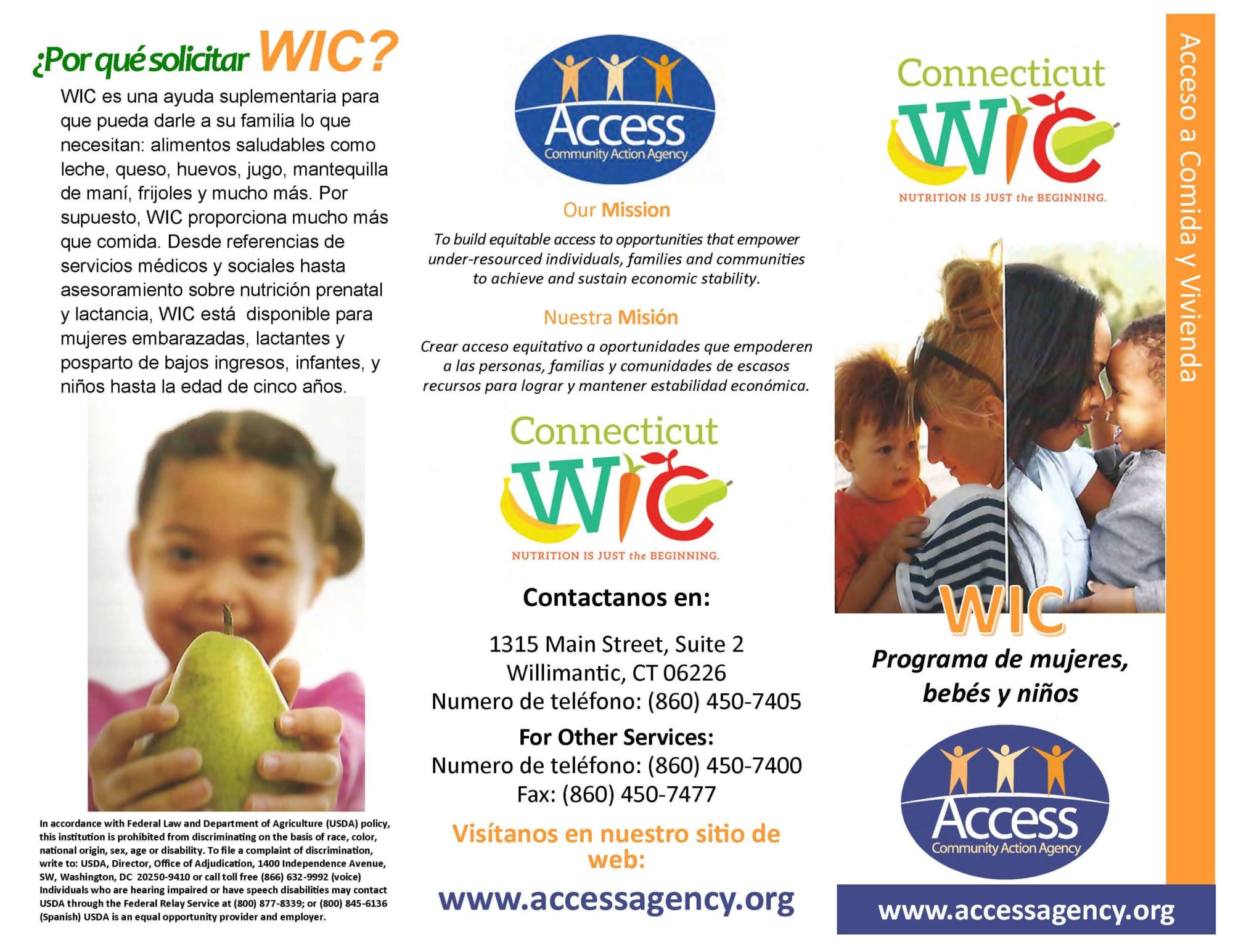 WIC Brochure, Spanish